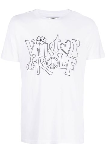 Viktor & Rolf T-shirt con stampa - Bianco