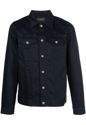 Viktor & Rolf Giacca-camicia con tasche - Blu