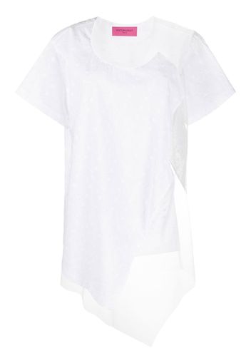 Viktor & Rolf Floating Time mesh-panel T-shirt - Bianco