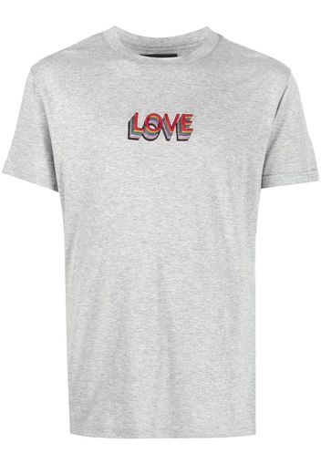 Viktor & Rolf T-shirt con stampa Love - Grigio