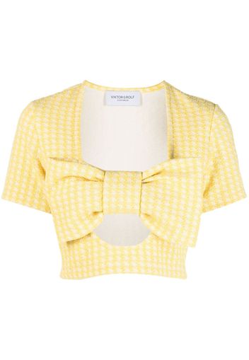 Viktor & Rolf Top crop - Giallo