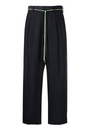 cord-belt trousers