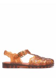 Viktor & Rolf x Melissa Possession Lace jelly sandals - Marrone