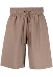 Viktor & Rolf drawstring-waist detail shorts - Marrone