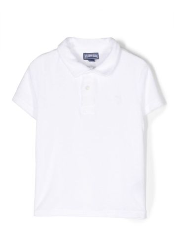 Vilebrequin Kids terry-cloth organic cotton polo shirt - Bianco