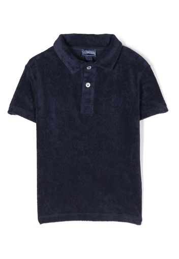 Vilebrequin Kids terry-cloth organic cotton polo shirt - Blu