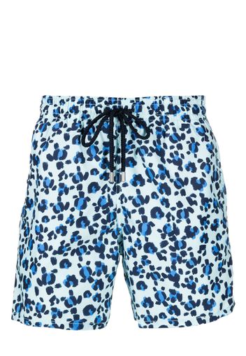 Vilebrequin abstract-pattern swim shorts - Blu