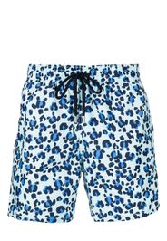 Vilebrequin abstract-pattern swim shorts - Blu