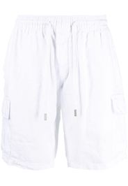 Vilebrequin logo-patch linen shorts - Bianco