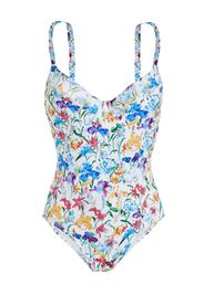 Vilebrequin Leonita Happy Flowers-print swimsuit - Blu