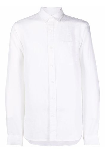 Vince long-sleeve linen shirt - Bianco