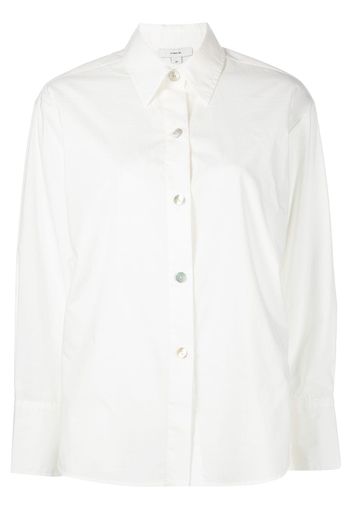 Vince tie-back long-sleeve shirt - Bianco