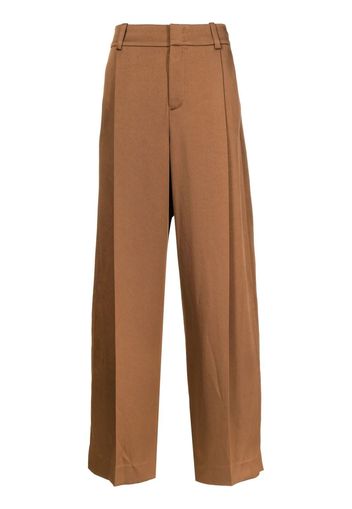 Vince tailored wide-leg trousers - Marrone