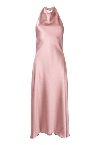 Vince halterneck midi dress - Rosa