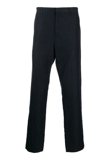 Vince straight-leg hemp trousers - Blu