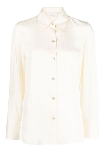 Vince pointed-collar long-sleeve shirt - Toni neutri