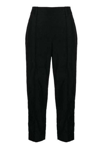 Vince pleated cropped trousers - Nero