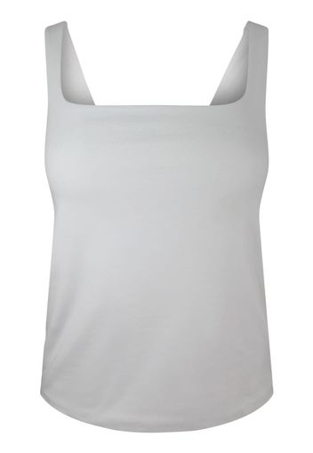 Vince square-neck cotton tank top - Bianco