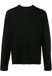 long-sleeve fitted sweater