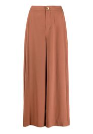 Vince wide flared trousers - Marrone