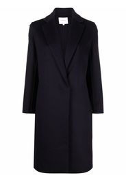 Vince single-breasted fitted coat - Blu