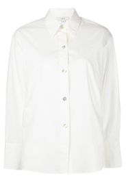 Vince tie-back long-sleeve shirt - Bianco