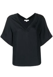 Vince V-neck short-sleeved T-shirt - Nero
