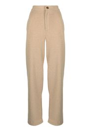 Vince high-waisted straight-leg trousers - Toni neutri