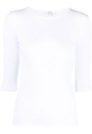 Vince fine-ribbed top - Bianco