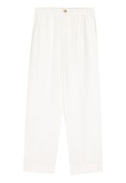 Vince elasticated-waist wide-leg trousers - Bianco
