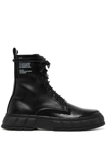 Virón 1992 lace-up leather boots - Nero