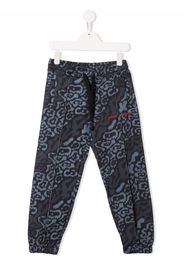 Vision Of Super Kids leopard-print track pants - Nero