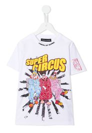 Vision Of Super Kids Super Circus graphic-print T-shirt - Bianco