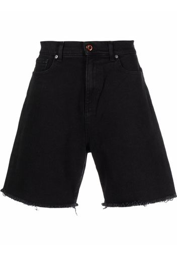 Vision Of Super rear logo-print shorts - Nero