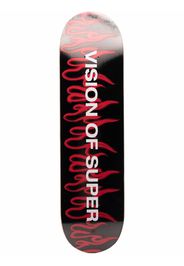 Vision Of Super Flames wood skateboard - Nero