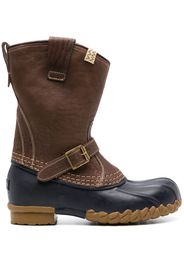 visvim Decoy D nubuck boots - Marrone