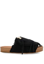 visvim Sandali slides Christo Shaman Folk - Nero