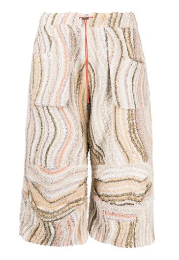 VITELLI cropped knitted trousers - Toni neutri