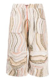 VITELLI cropped knitted trousers - Toni neutri