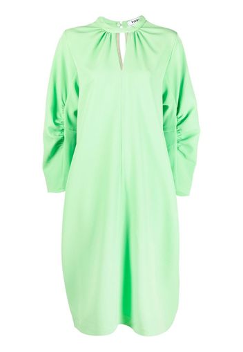 Vivetta keyhole stretch-jersey dress - Verde