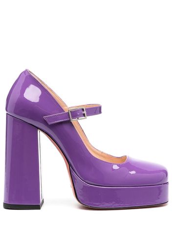 Vivetta patent-leather platform pumps - Viola