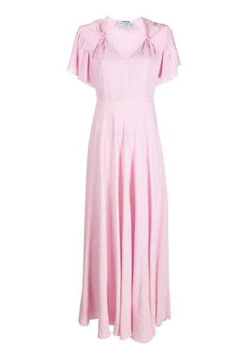 Vivetta ruched cut-out maxi dress - Rosa