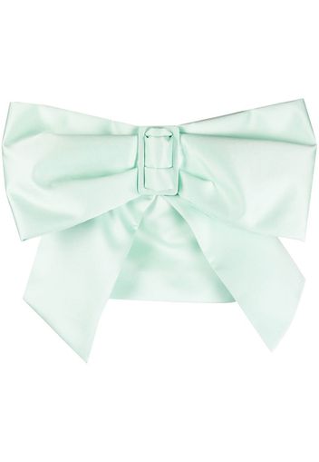 Vivetta oversize bow mini skirt - Verde