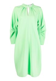 Vivetta keyhole stretch-jersey dress - Verde