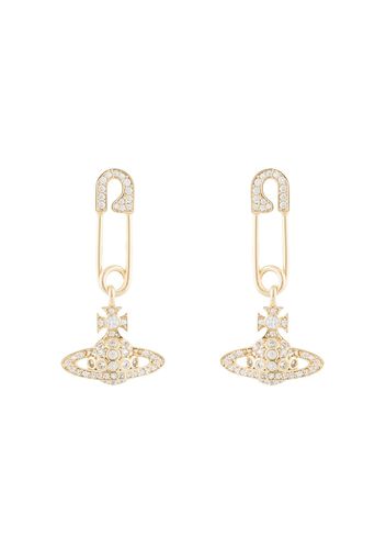 Vivienne Westwood Lucrece orb earrings - Oro