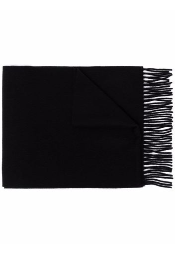 Vivienne Westwood logo-embroidered wool scarf - Nero