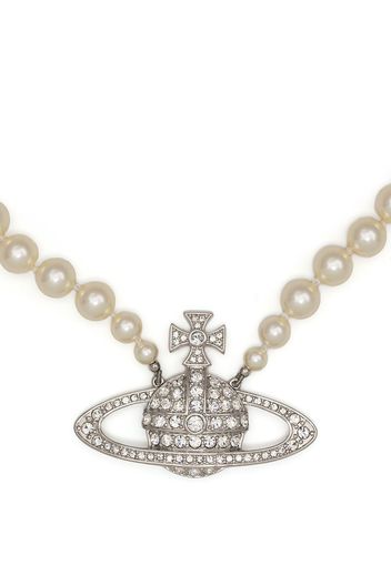 Vivienne Westwood Collana con ciondolo - Bianco