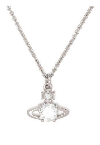Vivienne Westwood Reina orb pendant necklace - Bianco