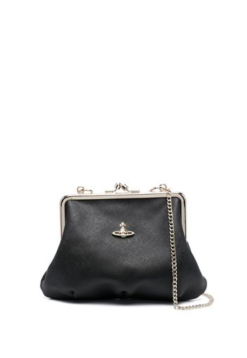 Vivienne Westwood Orb-plaque crossbody bag - Nero