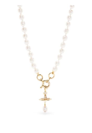 Vivienne Westwood Collana con dettaglio Orb - Bianco